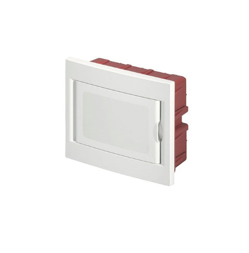 CENTRALINI DA INCASSO ELETTROCANALI 12 MODULI BIANCO CON PORTA OPACA IP40
