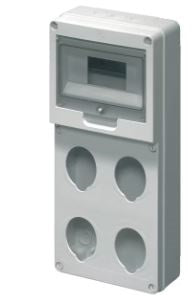 ETNEC69013 QUADRO PER 4 PRESE 8 MOD. MODELLO PREFOR
