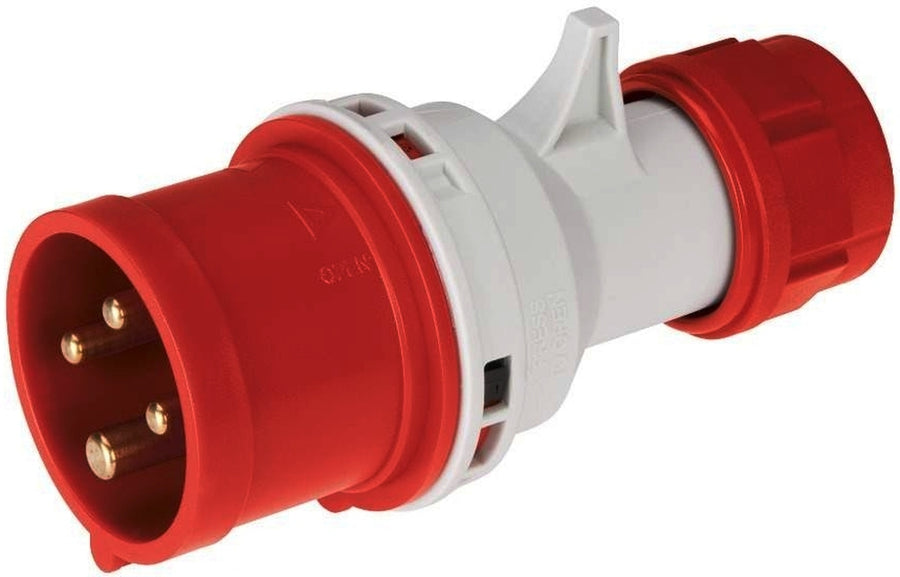 SPINA MOBILE DRITTA ROSSA 3P+T 16A 380V
