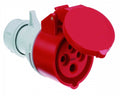 PRESA MOBILE DRITTA ROSSA 3P+N+T 32A IP44 380V