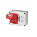 PRESA INTERBLOCCATA CON FONDO IP 44 380V 3P+T 16A