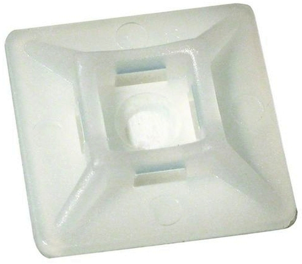 BASE BIDIREZIONALE AUTOADESIVA INCOLORE 19×19 MAX. 3,6 mm