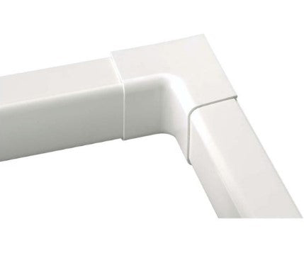 ANGOLO INTERNO PER CANALI PER CONDIZIONAMENTO 80X60MM BIANCO