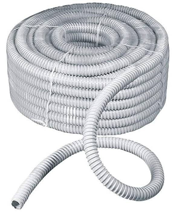 GUAINA SPIRALATA ESTERNA IN PVC GRIGIA Ø20 mm (PREZZO A METRO)