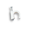 GRAFFETTA TONDA CON CHIODO PZ50 PER CAVO ELETTRICO DIAM. 9