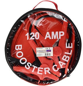 2 COPPIE DI PINZE PER BATTERIA AUTO 120A 2,5 mt.