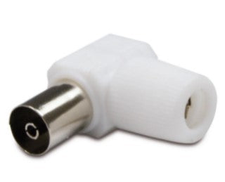 SPINOTTO TV FEMMINA A GOMITO 75 OHM 9,5MM