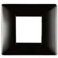 PLACCA 2 MODULI NERA ELETTROCANALI MYLIFE Q