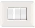 PLACCA 4 MODULI BIANCA ELETTROCANALI MYLIFE Q