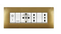 PLACCA MYLIFE Q 7 MODULI SABBIA ORO