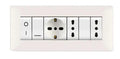 PLACCA 7 MODULI BIANCA ELETTROCANALI MYLIFE Q