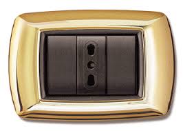 PLACCA 4 POSTI  ORO ELETTROCANALI