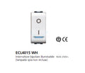 INTERRUTTORE BIPOLARE ILLUMINABILE 16A