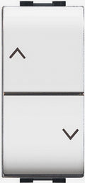 DOPPIO PULSANTE INTERBLOCCATO BIANCO 16 A 230 V ELETTROCANALI MYLIFE