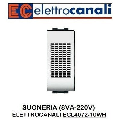 SUONERIA 220V~ 50 HZ 8VA COMPATIBILE CON LIVINGLIGHT O LIVING INTERNATIONAL - ELETTROCANALI