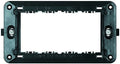 SUPPORTO 4 MODULI NERO COMPATIBILE LIVING INTERNATIONAL