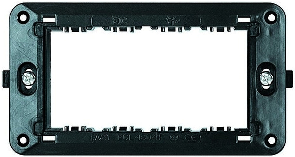 SUPPORTO 4 MODULI NERO COMPATIBILE LIVING INTERNATIONAL