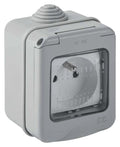 CASSETTA ESTERNA CON PORTELLO ELETTROCANALI 2 MODULI  IP55