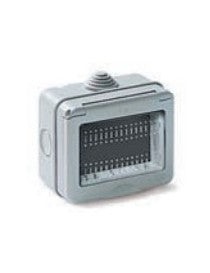 CASSETTA ESTERNA CON PORTELLO ELETTROCANALI 3 MODULI  IP55