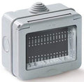 CONTENITORE DA PARETE 3 POSTI CON PORTELLO IP55 ELETTROCANALI MYLIFE