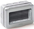 CONTENITORE DA PARETE 4 POSTI CON PORTELLO IP55 ELETTROCANALI MYLIFE