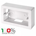 CASSETTA BIANCA DA PARETE 4 MODULI 504 STANDARD