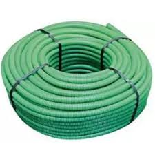 TUBO CORRUGATO VERDE CON TIRAFILO DIAMETRO 25 MM (PREZZO A METRO)