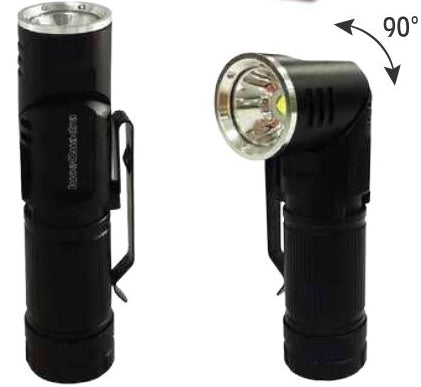 TORCIA LED CHARLIE RICARICABILE CON MAGNETE E TESTA GIREVOLE