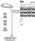LAMPADA DA TAVOLO RICARICABILE CON INTENSITÀ LUMINOSA REGOLABILE 10-20 W