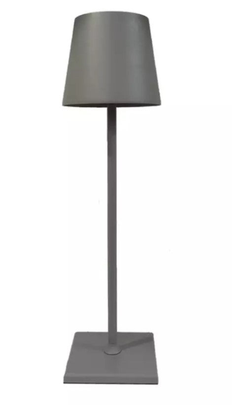 AUDREY PRO LAMPADA TAVOLO BASE RICARICA SILVER