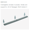 CREMAGLIERA ACCIAIO 30/12 C10 DITEC