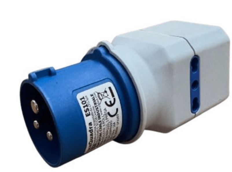ADATTATORE CIVILE INDUSTRIALE MASCHIO 2BIP + 1 SCHUKO