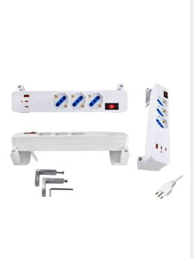 MULTIPRESA SCRIVANIA 10A 3 PRESE 2USBC 1USBA