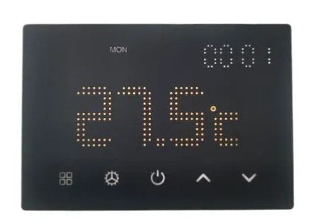 CRONOTERMOSTATO TOUCHSCREEN SMART WI-FI DA INCASSO PER CALDAIA 230V NERO