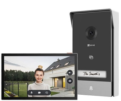 VIDEOCITOFONO - 2K - SCHERMO TOUCH 7"" - CONTROLLO REMOTO - RILEVAMENTO MOVIMENTO - AUDIO BIDIREZIONALE - SBLOCCO RFID