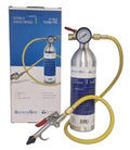 KIT DI LAVAGGIO LINEE FRIGORIFERE, COMPOSTO DA SERBATOIO 0,75 LT., PISTOLA, TUBAZIONE FLESSIBILE, MANOMETRO E RACCORDO CON VALVOLA A SFERA