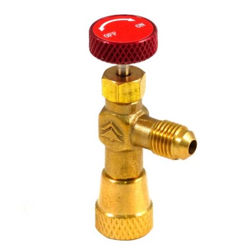 RUBINETTO PREMIVALVOLA SHUT-OFF R32 ING.FEM.1/2" ACME(SX) -USC.MAS.1/4" SAE RH (DX)