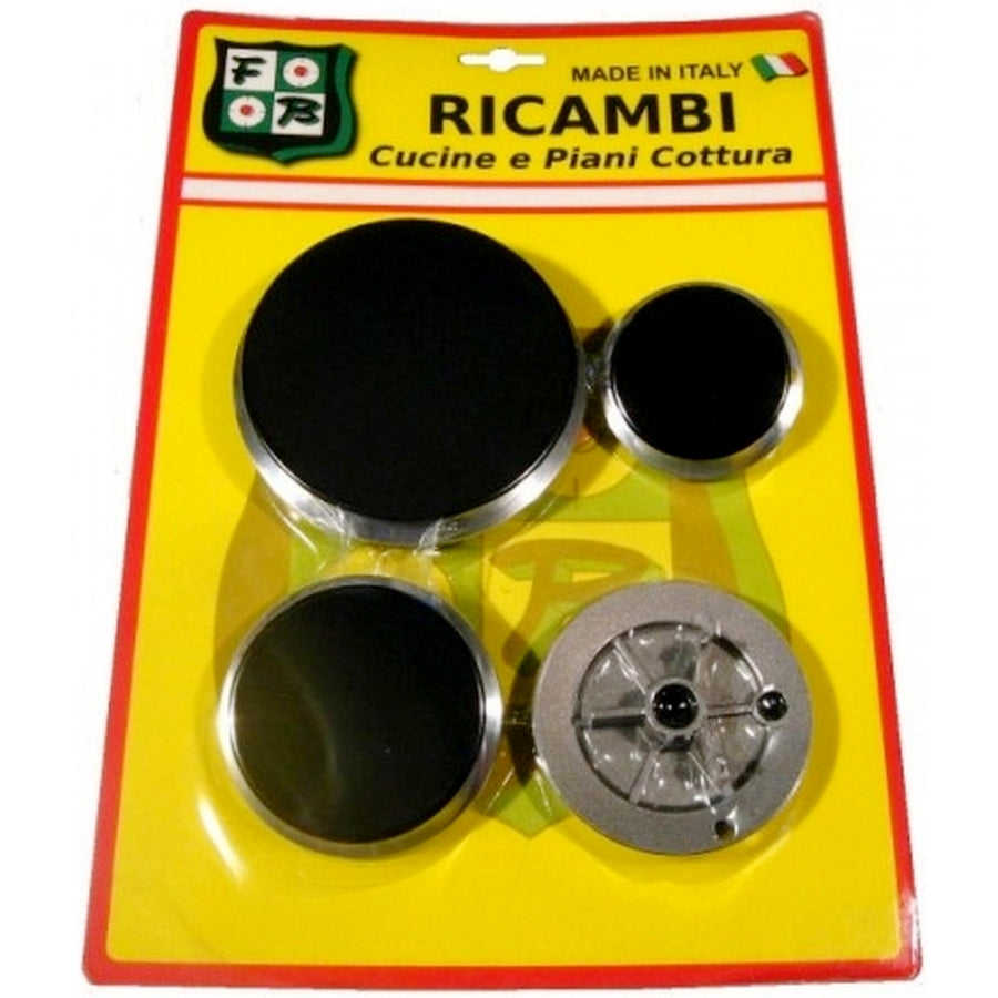 KIT BRUCIATORI+PIATTELLI ADATTABILI REX ZANUSSI SERIE B885 B886 B887 + SA224 SA225 SA226
