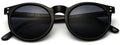 OCCHIALI DA SOLE 'KIT ONE' NERI CON LENTI ANTI-UV GRIGIE