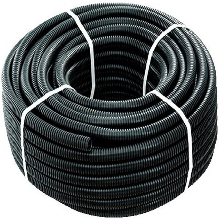 TUBO CORRUGATO NERO CON TIRAFILO Ø20 mm 10 METRI