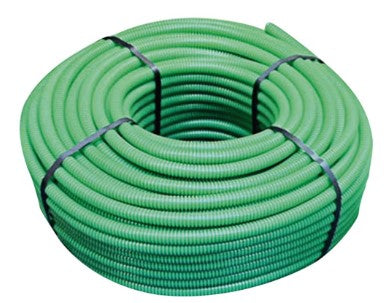 TUBO CORRUGATO VERDE DIAMETRO 20 CON TIRAFILO