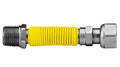 FLESSIBILE IN ACCIAIO INOX ESTENSIBILE RIVESTITO PER GAS MASCHIO/FEMMINA M.F. 1/2 MM 220-420