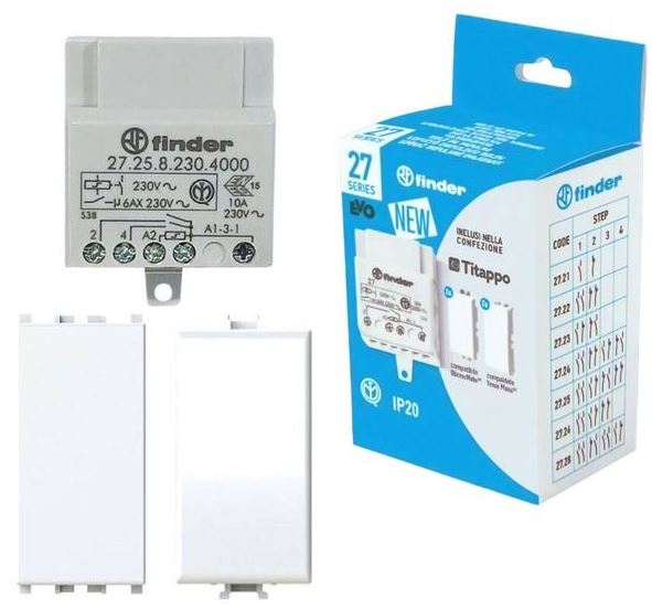 RELE' KIT NUOVA SERIE 27 EVO CON TITAPPO