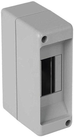 CENTRALINO PARETE 1-2 MODULI IP40 SENZA SPORTELLO 130×45×85 mm