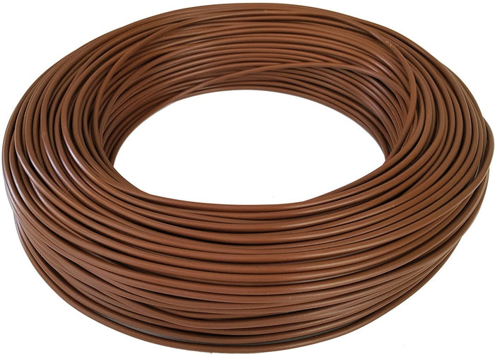 CAVO FS17 MARRONE 1×10 mm² MATASSA 100 METRI