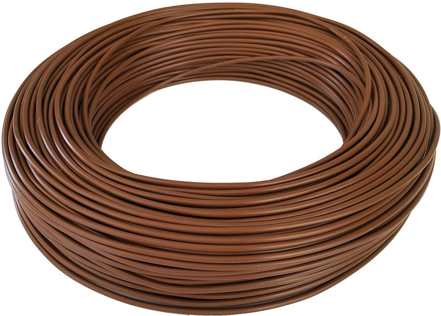 CAVO FS17 MARRONE 1×10 mm² MATASSA 100 METRI