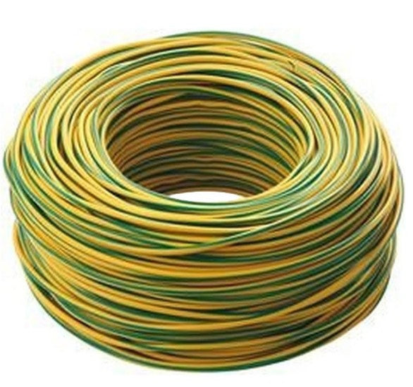 CAVO UNIPOLARE 16 MMQ GIALLO VERDE