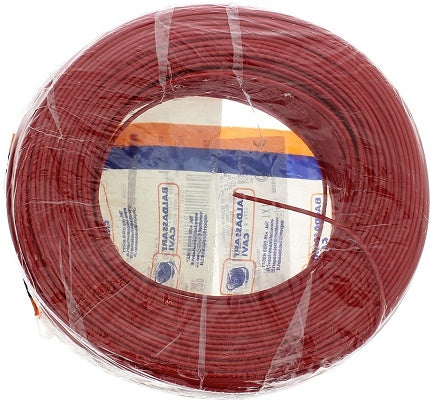 CAVO FS17 ROSSO 1×2,5 mm² MATASSA 100 METRI