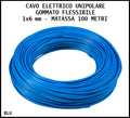 CAVO FS17 BLU 1×6 mm² MATASSA 100 METRI