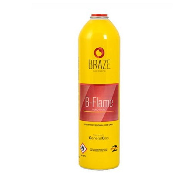 BOMBOLA B-FLAME 1 LT./370 GR. MISCELA DI GAS CON AGGIUNTA DI CHEMTANE, CHE AUMENTA IL CALORE DELLA FIAMMA PER BRASATURA